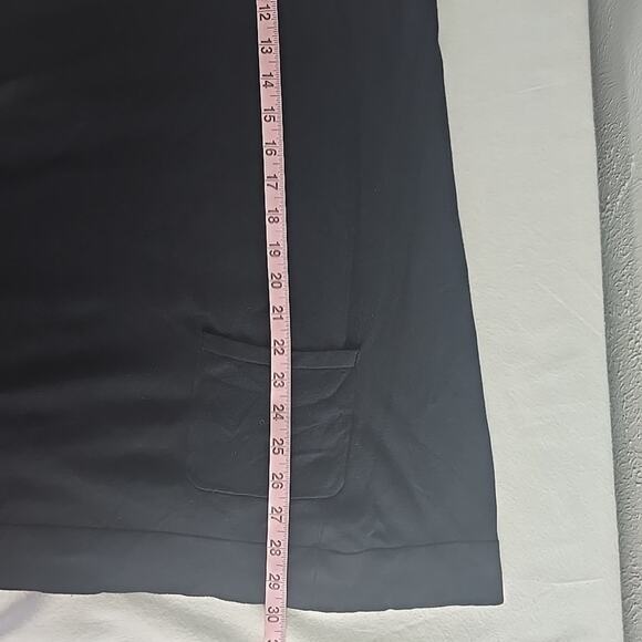 Susan Graver Tunic Long Sleeve Top Size Large Front Pockets Stretch Minimalist - Picture 4 of 7